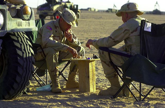 Soldiers not working.-Photographs of soldiers resting, playing and eating-William E. Thompson