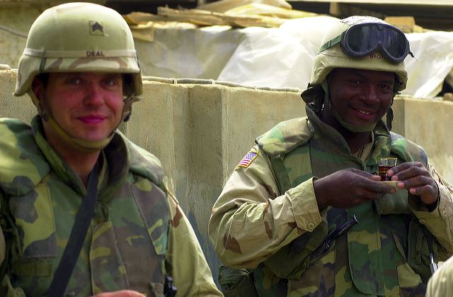 Soldiers not working.-Photographs of soldiers resting, playing and eating-William E. Thompson